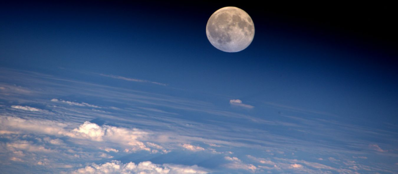 Lune Vue De L'Espace